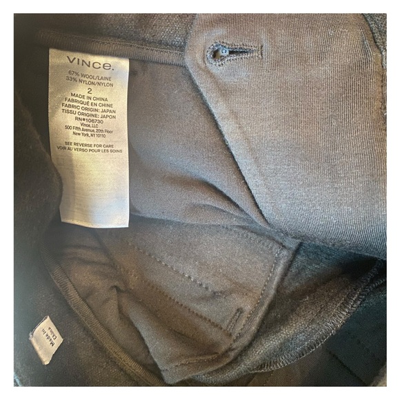 VINCE Cozy Wide Leg Pant, Olive Size 2 - Picture 13 of 15